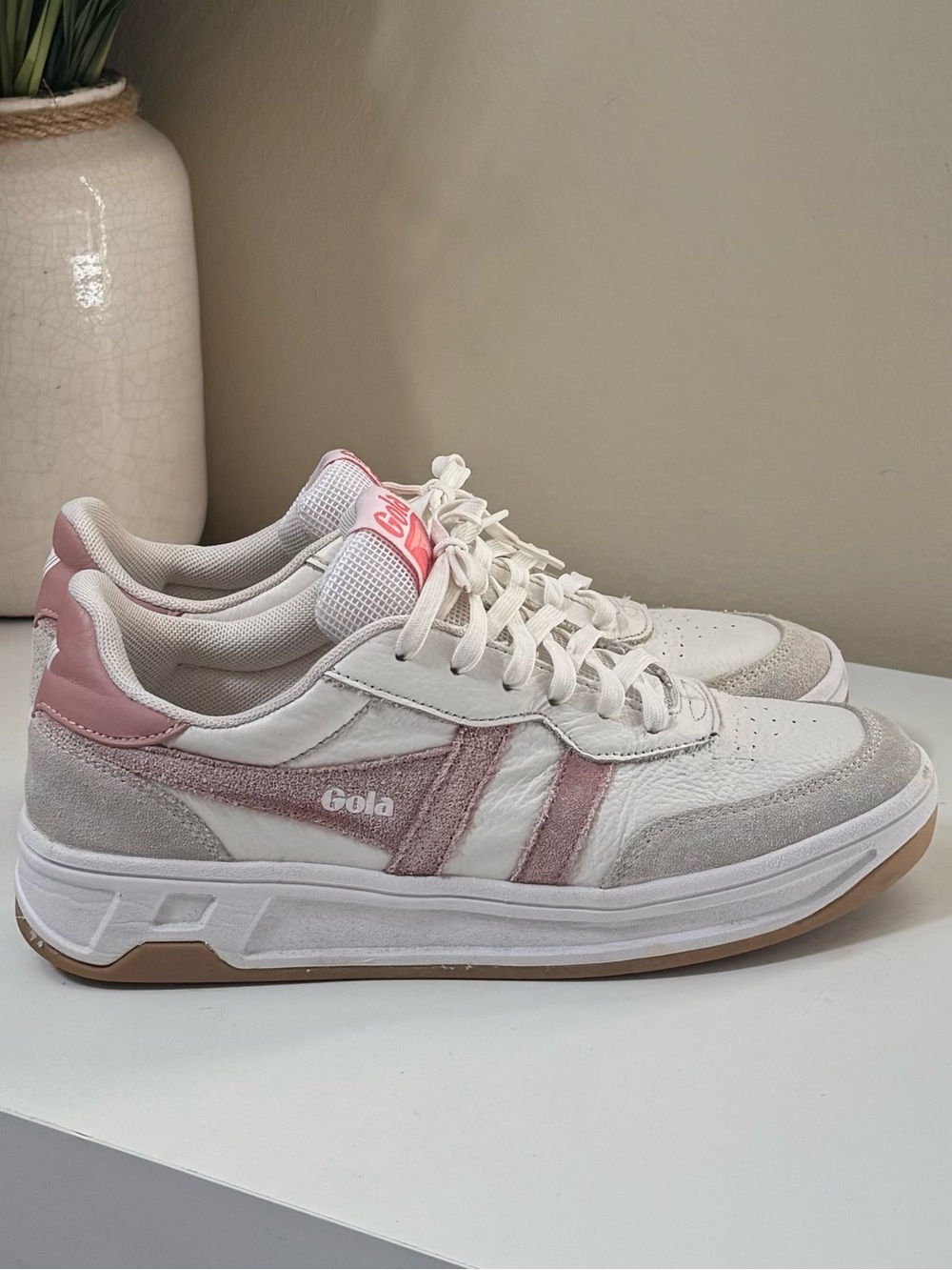 Gola Topspin Size 8 Classic 90’s Sneaker Shoes Low Leather Suede 🔥 EUC $120 MSRP